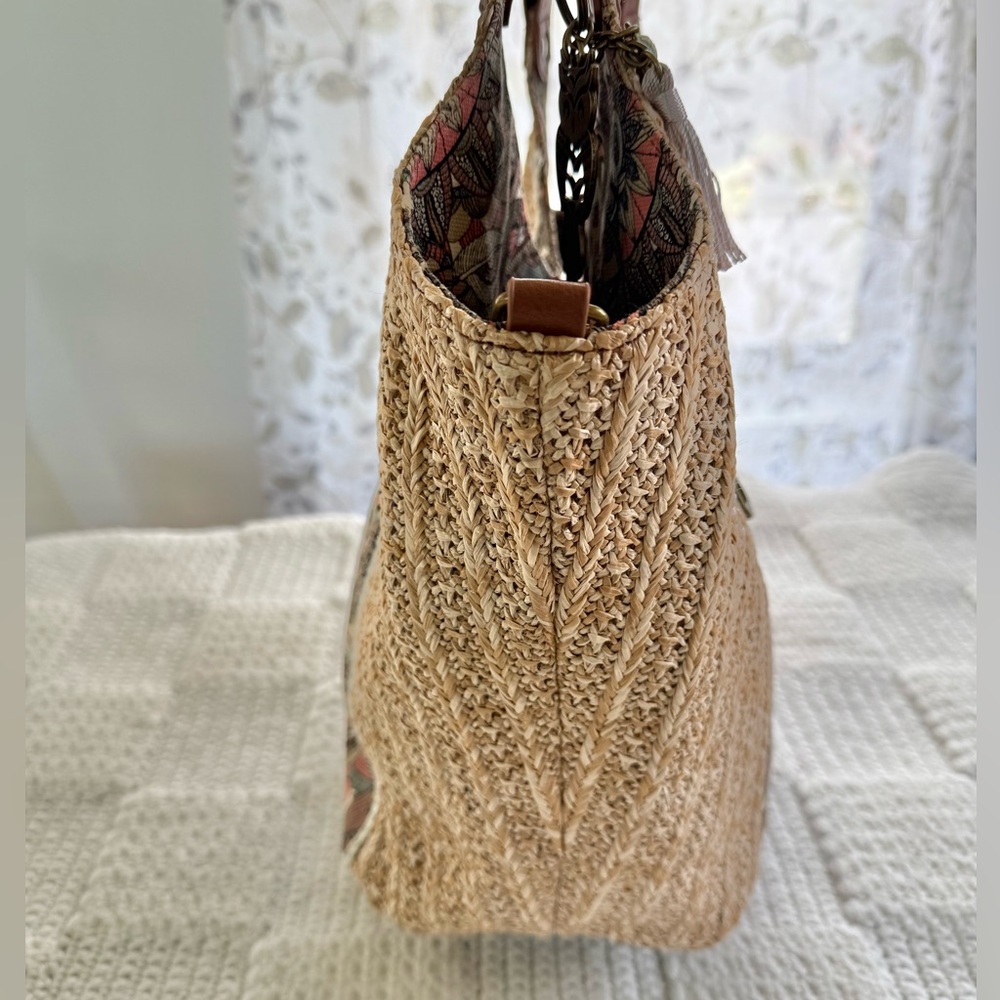 Sakroots Roma Straw Purse - Picture 4 of 16